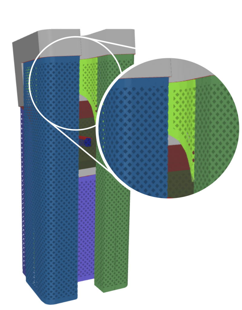 Truss based Support Structures  for Selective Laser Melting (SLM) or LPBF generated using PySLM