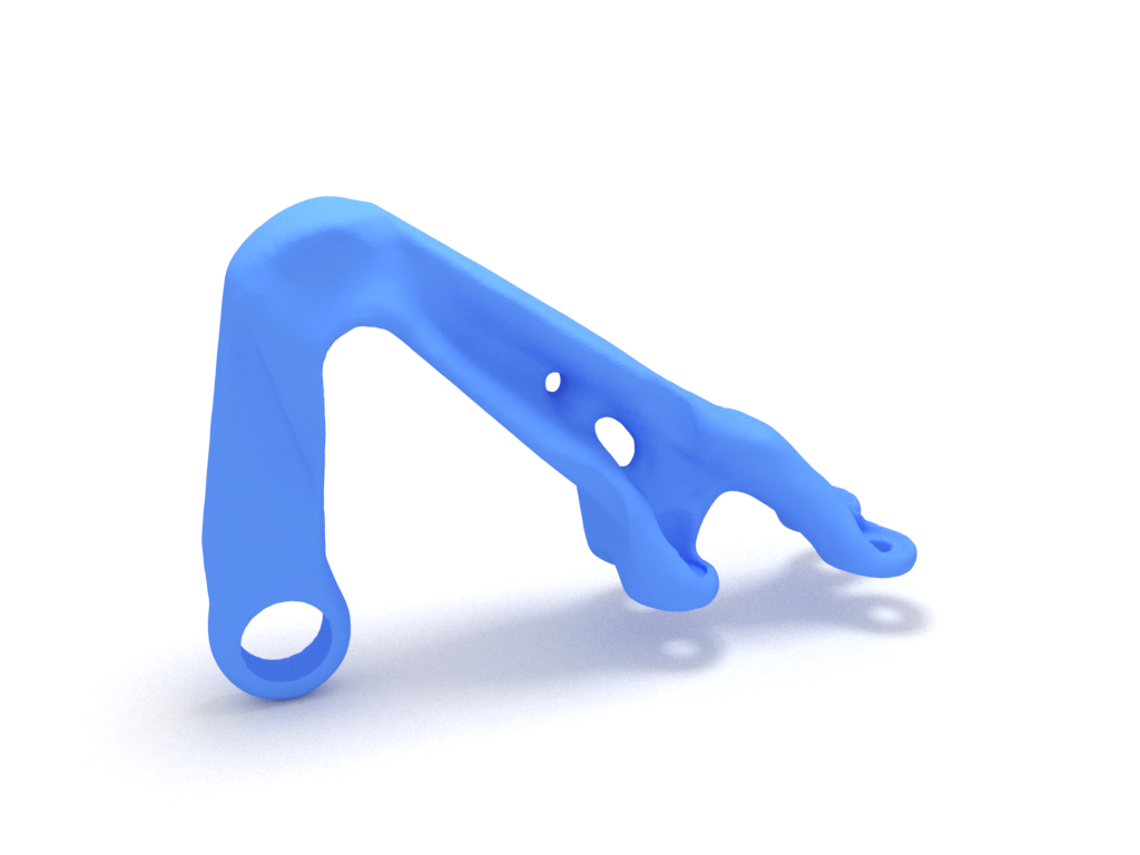 3D Printing Topology Optimised Component Rendered using Mitsuba